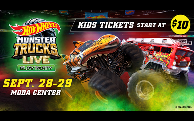 Win Hot Wheels Monster Trucks Glow Party tickets